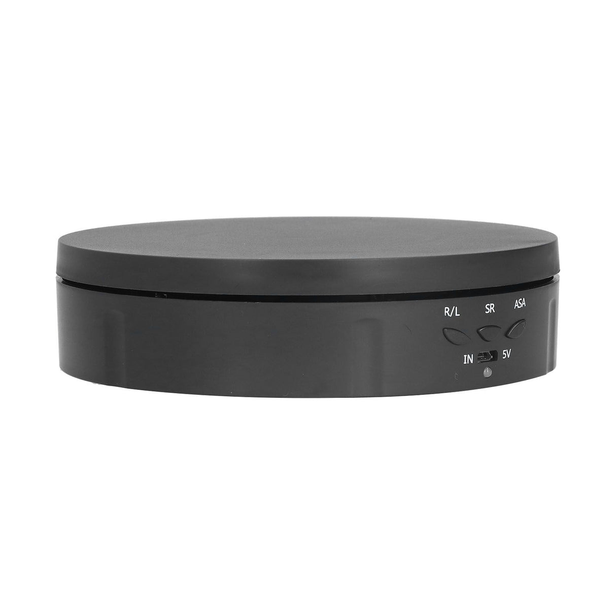 145mm 360° Round Auto Rotating Display Stand 3 Speed Control USB Powered Jewelry Turntable for ExhibitionBlack