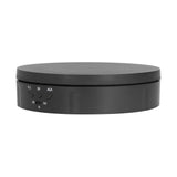 145mm 360° Round Auto Rotating Display Stand 3 Speed Control USB Powered Jewelry Turntable for ExhibitionBlack