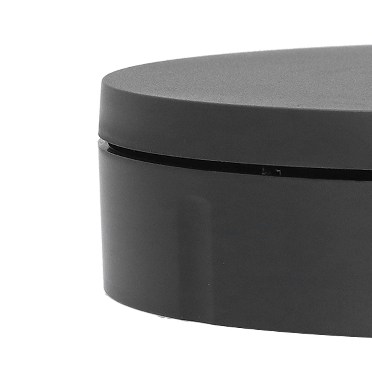 145mm 360° Round Auto Rotating Display Stand 3 Speed Control USB Powered Jewelry Turntable for ExhibitionBlack