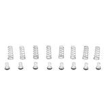 8Pcs Poppet Valve Good Airtightness No Leakage Corrosion Resistant Easily Use Install Ball Lock Poppet Valve - Front View
