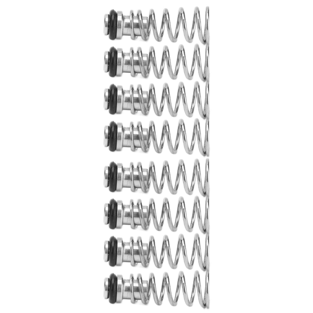 8Pcs Poppet Valve Good Airtightness No Leakage Corrosion Resistant Easily Use Install Ball Lock Poppet Valve