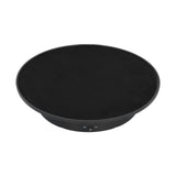 200mm Motorized Rotating Display Stand Bracket 3 Speed Adjustable USB Powered Jewelry Electric Rotating TurntableBlack