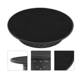 200mm Motorized Rotating Display Stand Bracket 3 Speed Adjustable USB Powered Jewelry Electric Rotating TurntableBlack