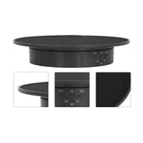 200mm Motorized Rotating Display Stand Bracket 3 Speed Adjustable USB Powered Jewelry Electric Rotating TurntableBlack