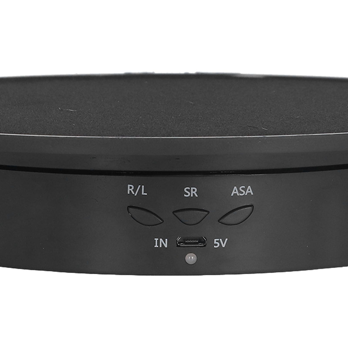 200mm Motorized Rotating Display Stand Bracket 3 Speed Adjustable USB Powered Jewelry Electric Rotating TurntableBlack