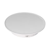 200mm Motorized Rotating Display Stand Bracket 3 Speed Adjustable USB Powered Jewelry Electric Rotating TurntableWhite - Front View