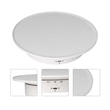 200mm Motorized Rotating Display Stand Bracket 3 Speed Adjustable USB Powered Jewelry Electric Rotating TurntableWhite