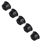 5Pcs 50ml Coffee Capsule Reusable Coffee Filter Cup with Spoon for DOLCE GUSTO Coffee MachineBlack