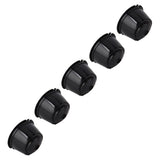 5Pcs 50ml Coffee Capsule Reusable Coffee Filter Cup with Spoon for DOLCE GUSTO Coffee MachineBlack