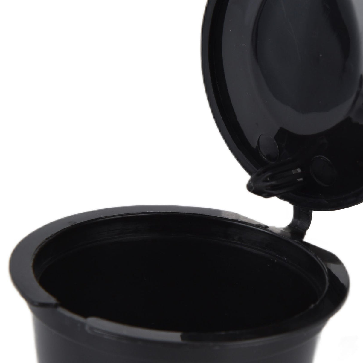 5Pcs 50ml Coffee Capsule Reusable Coffee Filter Cup with Spoon for DOLCE GUSTO Coffee MachineBlack