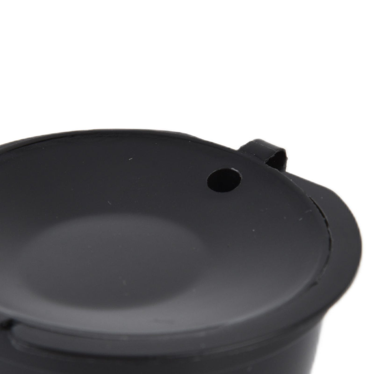 5Pcs 50ml Coffee Capsule Reusable Coffee Filter Cup with Spoon for DOLCE GUSTO Coffee MachineBlack