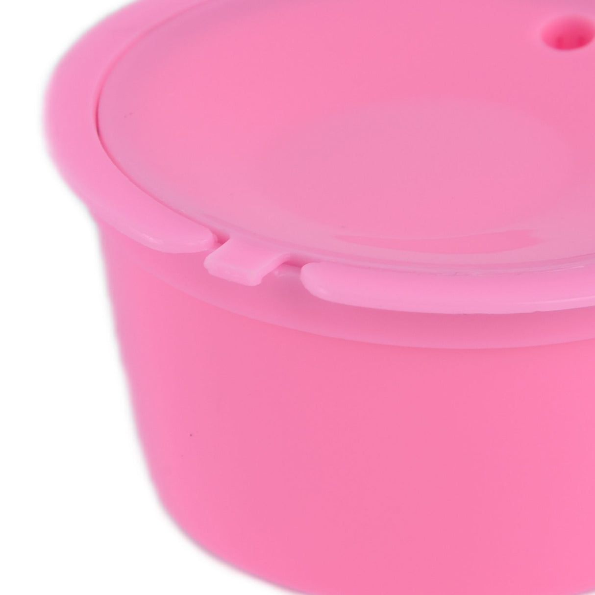 5Pcs 50ml Coffee Capsule Reusable Coffee Filter Cup with Spoon for DOLCE GUSTO Coffee MachinePink