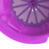5Pcs 50ml Coffee Capsule Reusable Coffee Filter Cup with Spoon for DOLCE GUSTO Coffee MachinePurple