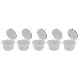 5Pcs 50ml Coffee Capsule Reusable Coffee Filter Cup with Spoon for DOLCE GUSTO Coffee MachineTransparent - Extra Image