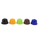 5Pcs Reusable Coffee Pod 50ml Refillable Coffee Capsule with Spoon Convenient to Use for Dolce Gusto - Side View