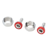 2PCS American Type Keg Coupler Stainless Steel Beer Barrel Connector for 5/16in ID Beer Hose - Front View