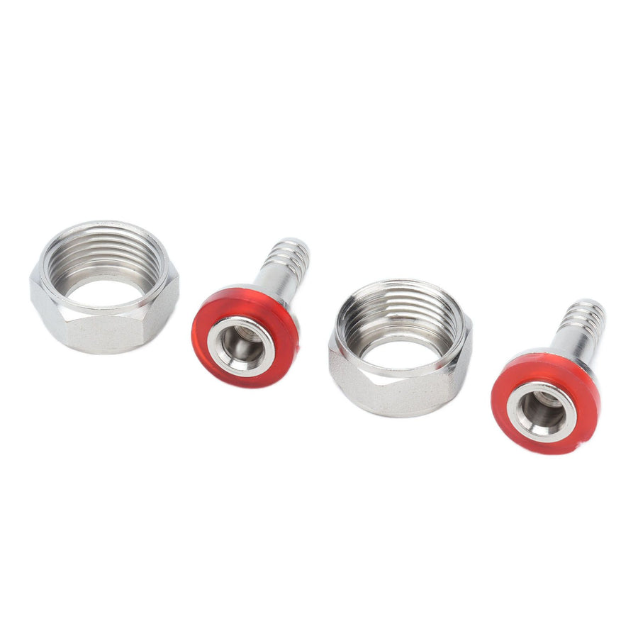 2PCS American Type Keg Coupler Stainless Steel Beer Barrel Connector for 5/16in ID Beer Hose