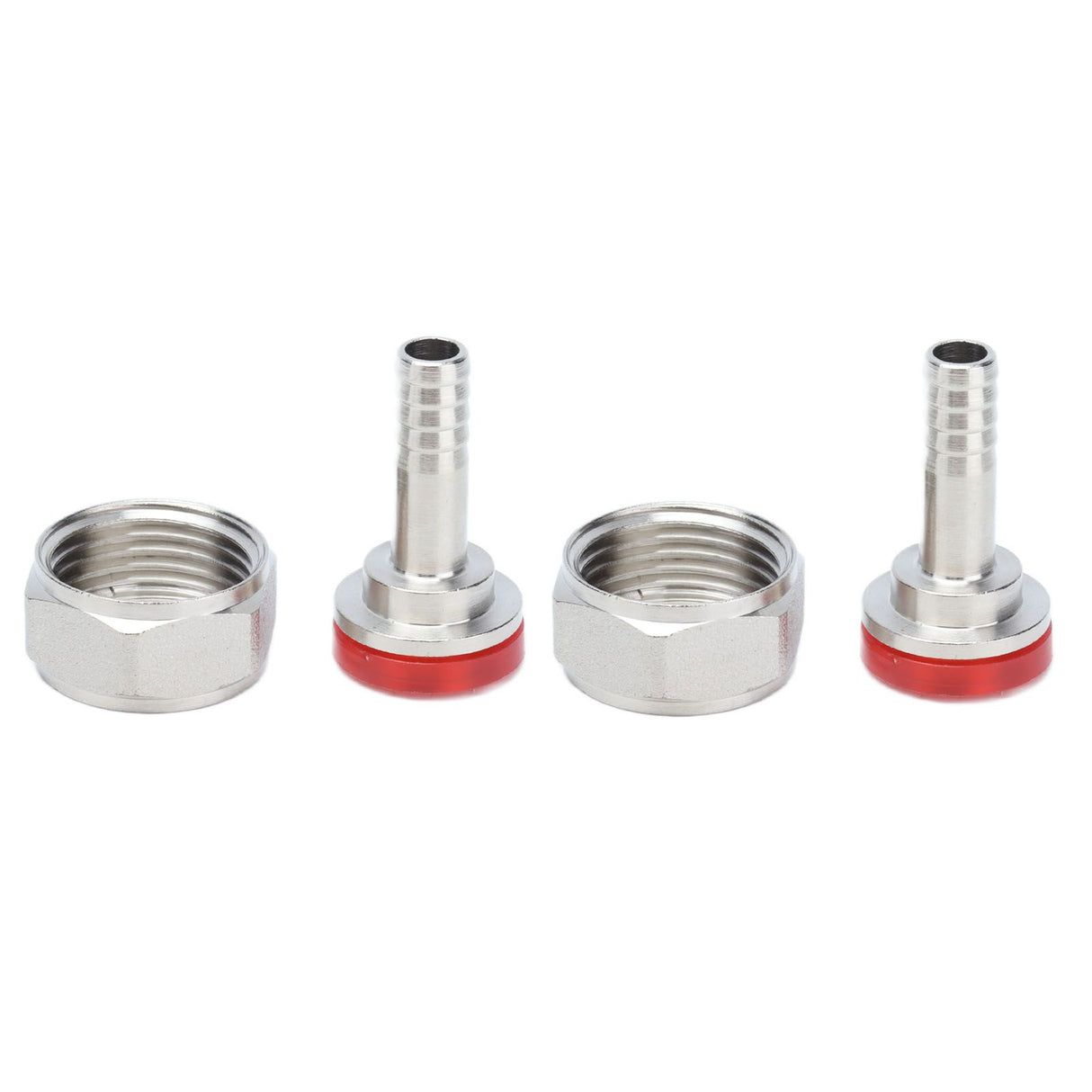 2PCS American Type Keg Coupler Stainless Steel Beer Barrel Connector for 5/16in ID Beer Hose
