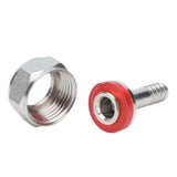 2PCS American Type Keg Coupler Stainless Steel Beer Barrel Connector for 5/16in ID Beer Hose - Extra Image