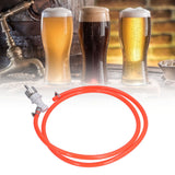 1.7M Ball Lock Beer Line Assembly with 5/16in Carbonation Cap Beer Keg Accessories for Home Brewing System - Extra Image