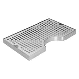 Bar Drip Tray Keep Bar Clean Easily Clean Sturdy Non Rusting Unique Shiny Appearance Beer Tower Drip Tray for Restaurant