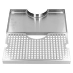Bar Drip Tray Keep Bar Clean Easily Clean Sturdy Non Rusting Unique Shiny Appearance Beer Tower Drip Tray for Restaurant