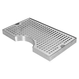 Bar Drip Tray Keep Bar Clean Easily Clean Sturdy Non Rusting Unique Shiny Appearance Beer Tower Drip Tray for Restaurant