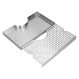 Bar Drip Tray Keep Bar Clean Easily Clean Sturdy Non Rusting Unique Shiny Appearance Beer Tower Drip Tray for Restaurant - Extra Image