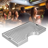 Bar Drip Tray Keep Bar Clean Easily Clean Sturdy Non Rusting Unique Shiny Appearance Beer Tower Drip Tray for Restaurant