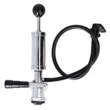 Beer Keg Pump with Black Beer Faucet Stainless Steel Draft Beer Party Pump for American D System Kegs
