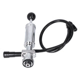 Beer Keg Pump with Black Beer Faucet Stainless Steel Draft Beer Party Pump for American D System Kegs
