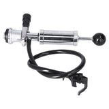 Beer Keg Pump with Black Beer Faucet Stainless Steel Draft Beer Party Pump for American D System Kegs