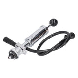 Beer Keg Party Pump with Tap Hose Stainless Steel Home Brewing Accessory for American S System Kegs - Front View