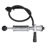 Beer Keg Party Pump with Tap Hose Stainless Steel Home Brewing Accessory for American S System Kegs - Side View