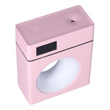 500ml Pink Car Aromatherapy Humidifier USB Powered Mist Diffuser for Home Office Bedroom - Low Angle