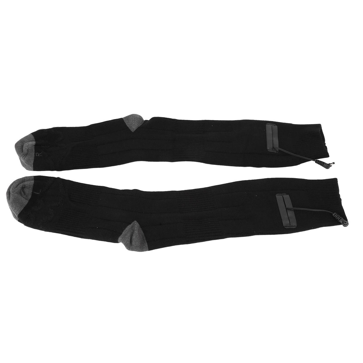 Heated Socks Winter Thermal Socks Washable DC Powered Socks Comfortable and Durable Black Gray for Man and Woman