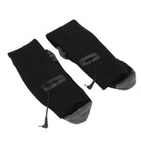 Heated Socks Winter Thermal Socks Washable DC Powered Socks Comfortable and Durable Black Gray for Man and Woman