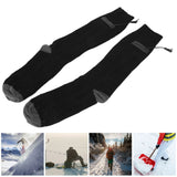 Heated Socks Winter Thermal Socks Washable DC Powered Socks Comfortable and Durable Black Gray for Man and Woman