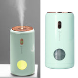 Mini USB Powered Car Humidifier Mute Large Misting Air Humidifier for Home Office BedroomGreen