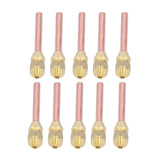 10Pcs 1/4SAE HVAC Filling Access Valves Air Conditioner Brass Check Valve for R22 R12 R134