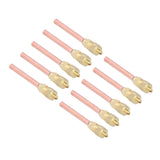 10Pcs 1/4SAE HVAC Filling Access Valves Air Conditioner Brass Check Valve for R22 R12 R134 - Close-Up Angle