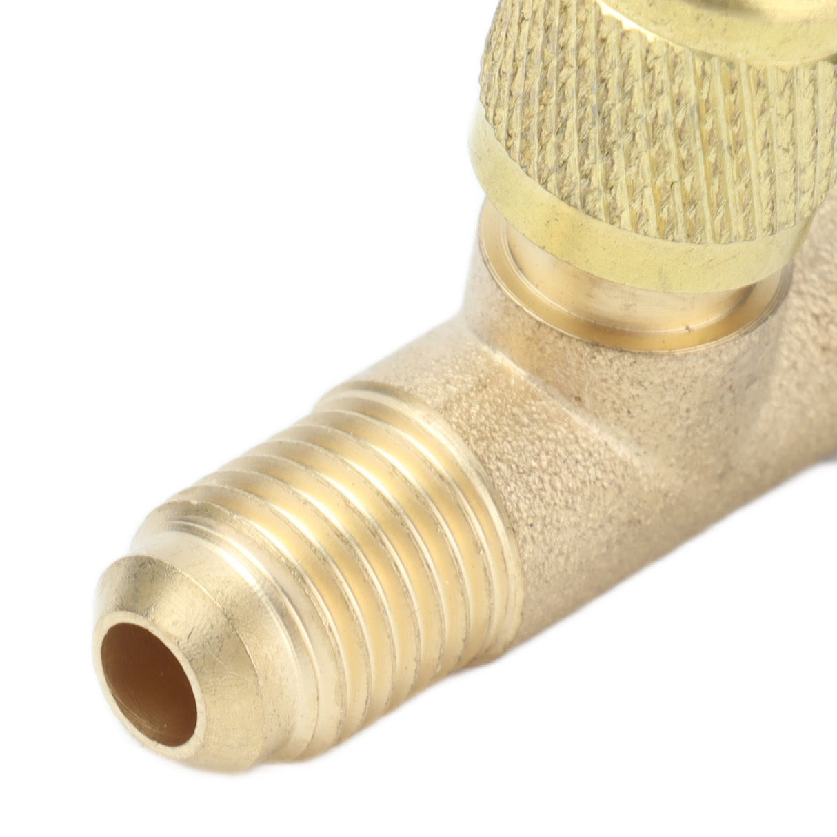 1/4SAE Exhaust Valve Air Conditioning Refrigeration Charging Adapter Valve for R22 R12 R134