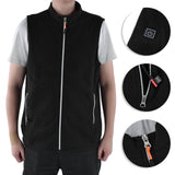 Heated Vest Winter Washable USB Powered Round Neck Electric Vest for Outdoor Camping HikingM - Extra Image