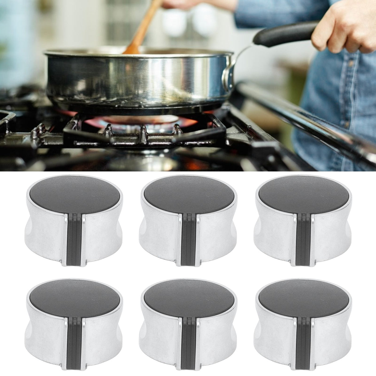 3 Set Gas Stove Knob Lightweight Portable No Tools Needed Adjustable Knob Range Control Knob0°
