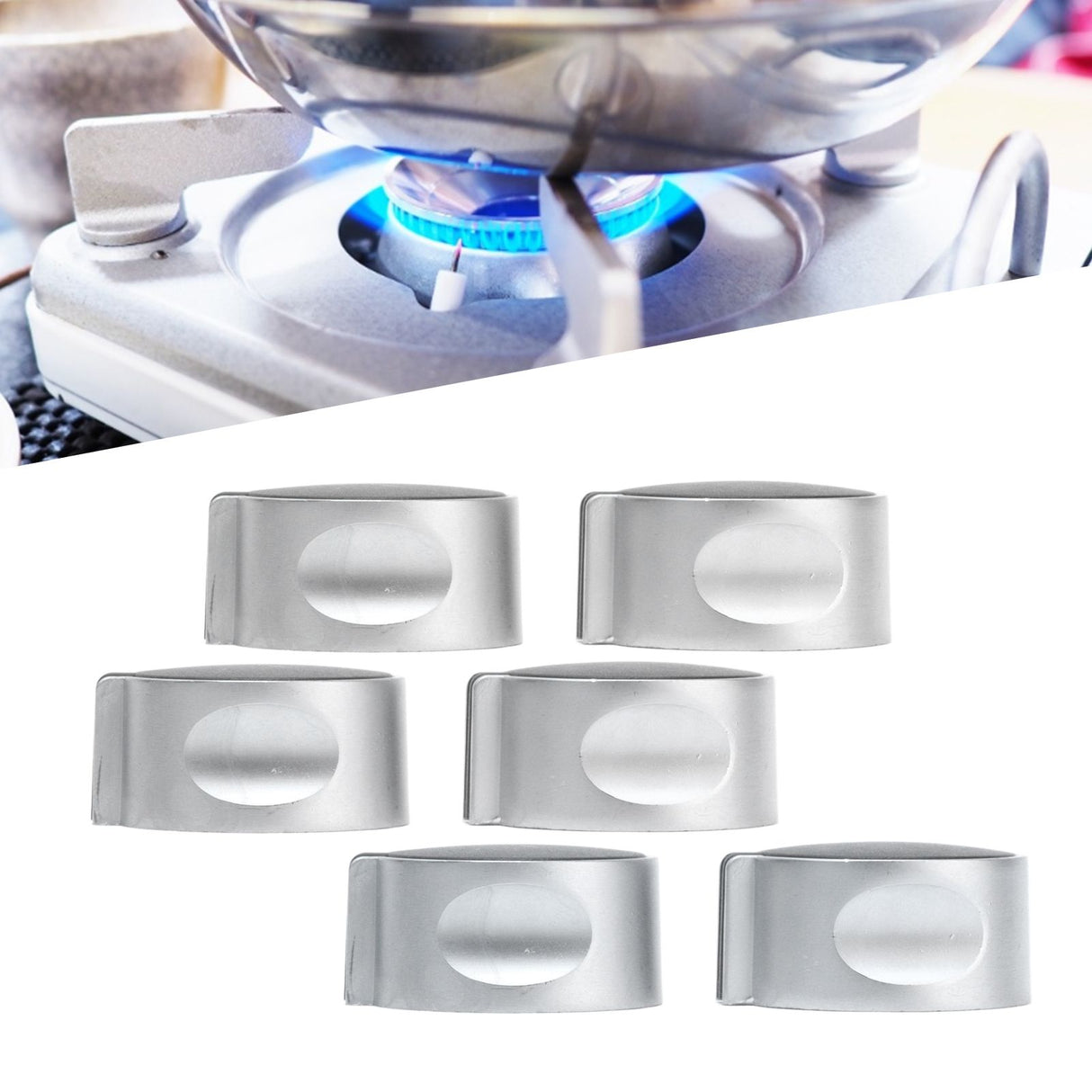 3 Set Gas Stove Knob Lightweight Portable No Tools Needed Adjustable Knob Range Control Knob0°