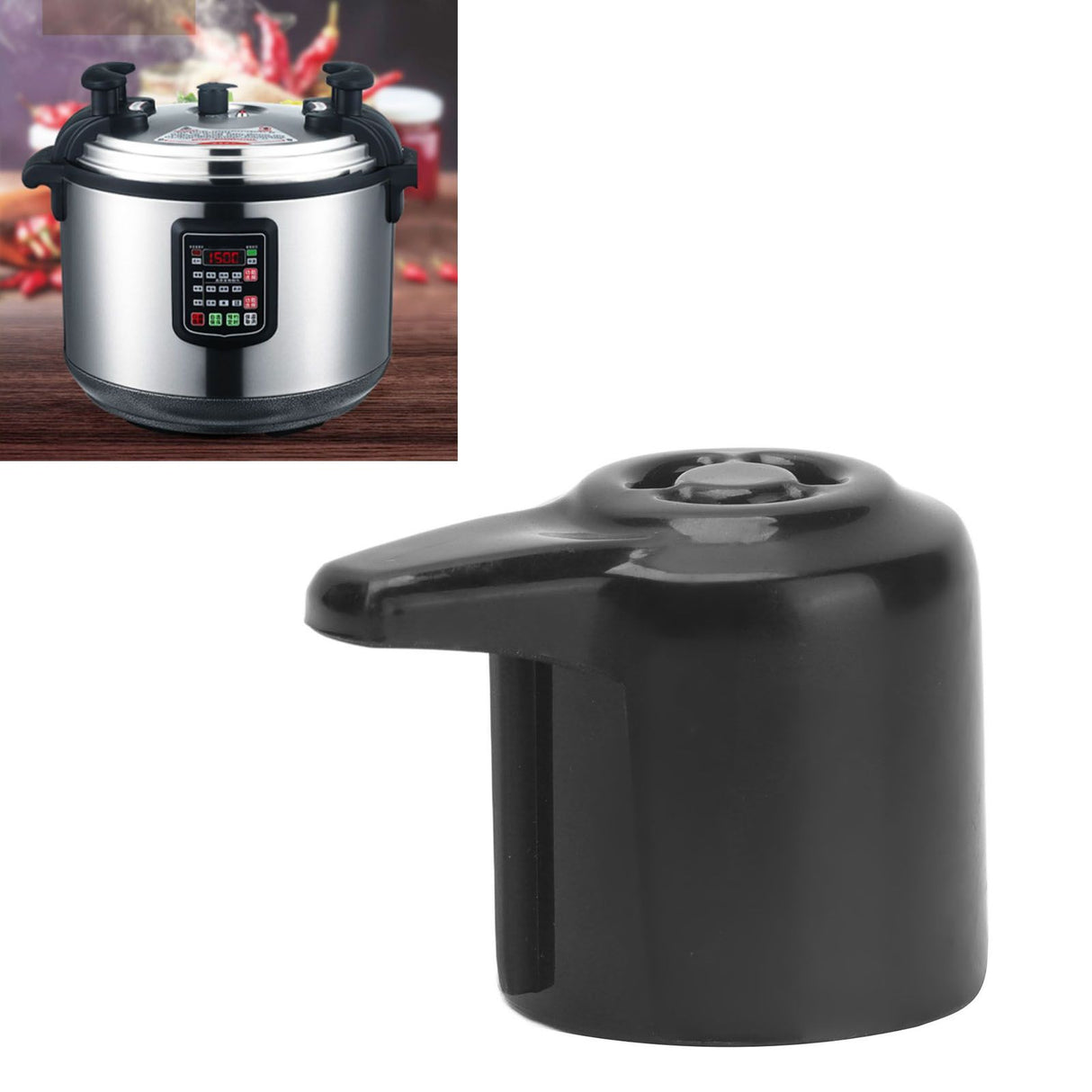 Pressure Cookers Parts Steam Safty Valve Float Valve Gasket Anti Blocking Cover Replacement Accessories