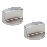 6Pcs 8mm Rotate Knob Zinc Alloy Control Knob Replacement for Kitchen Range Gas Stove Microwave Oven45°