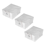 3Pcs Fiber Dust Bag Replacement Accessory Fit for ROIDMI EVE Plus Series Vacuum Cleaner - Low Angle