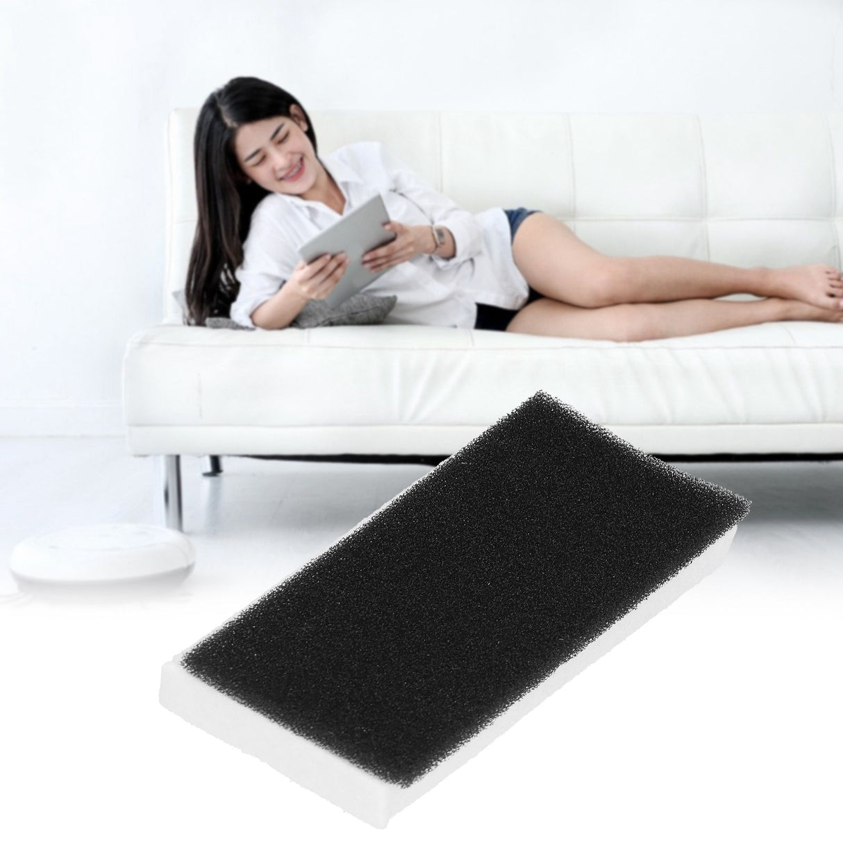 4 Set Filter Screen Filter Cotton Replacement for Lefant M200 201 501 520 T700 Robtic Vacuum Cleaner