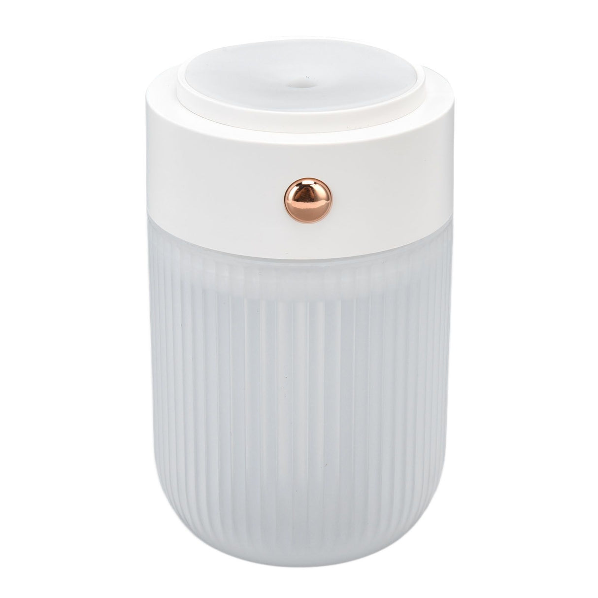 250ml Mini Air Humidifier USB Powered Colorful Lamp Humidifier for Car Office Living RoomWhite